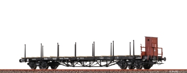 Brawa 51341 - H0 - Drehgestellflachwagen SSlm, DRG, Ep. II